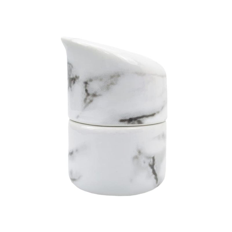 MASSJOY Nordic Creative Toothpick Holder Toothpick Box, Ceramic Home Living Room Cotton Swab Storage Tank, Marbled Toothpick Bucket. - Image 4